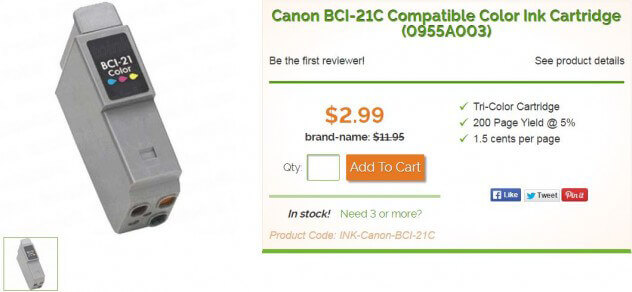 canon BCI-21c