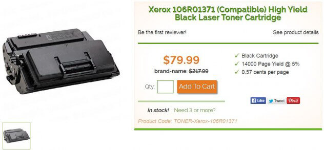 xerox toner