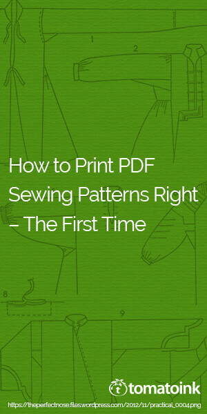 image from How to Print PDF Sewing Patterns Right – The First Time