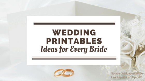 image from Wedding Printables – Ideas for Every Bride