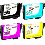 Epson 288 T288 Black &amp; Color 4-pack Ink Cartridges