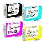 Epson 802XL ink cartridges combo pack 4